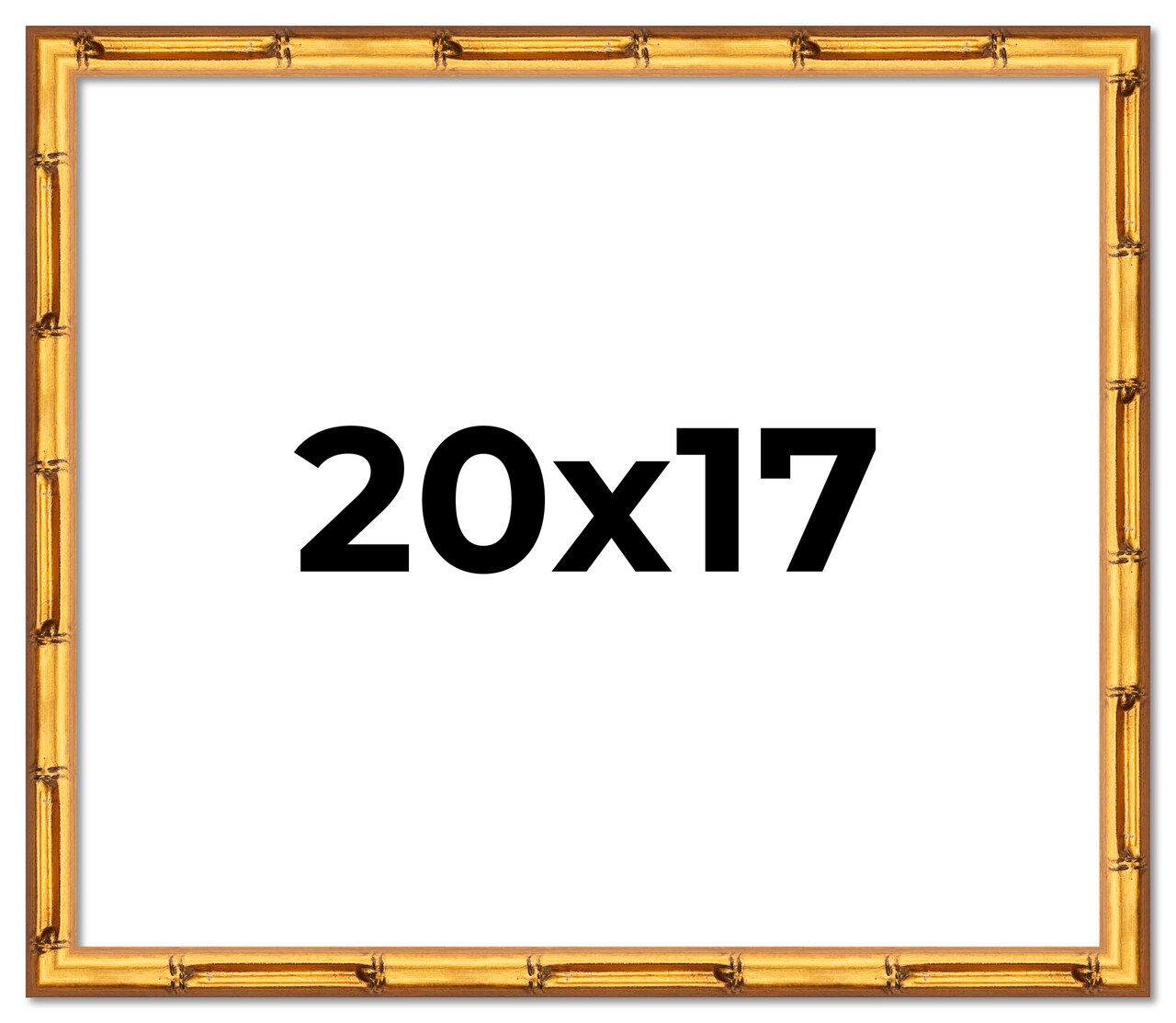 20x17 Bamboo Picture Frame with UV-Resistant Acrylic & Acid Free Backing, Available in 4 Finishes - Brown, Black, Gold, and Natural